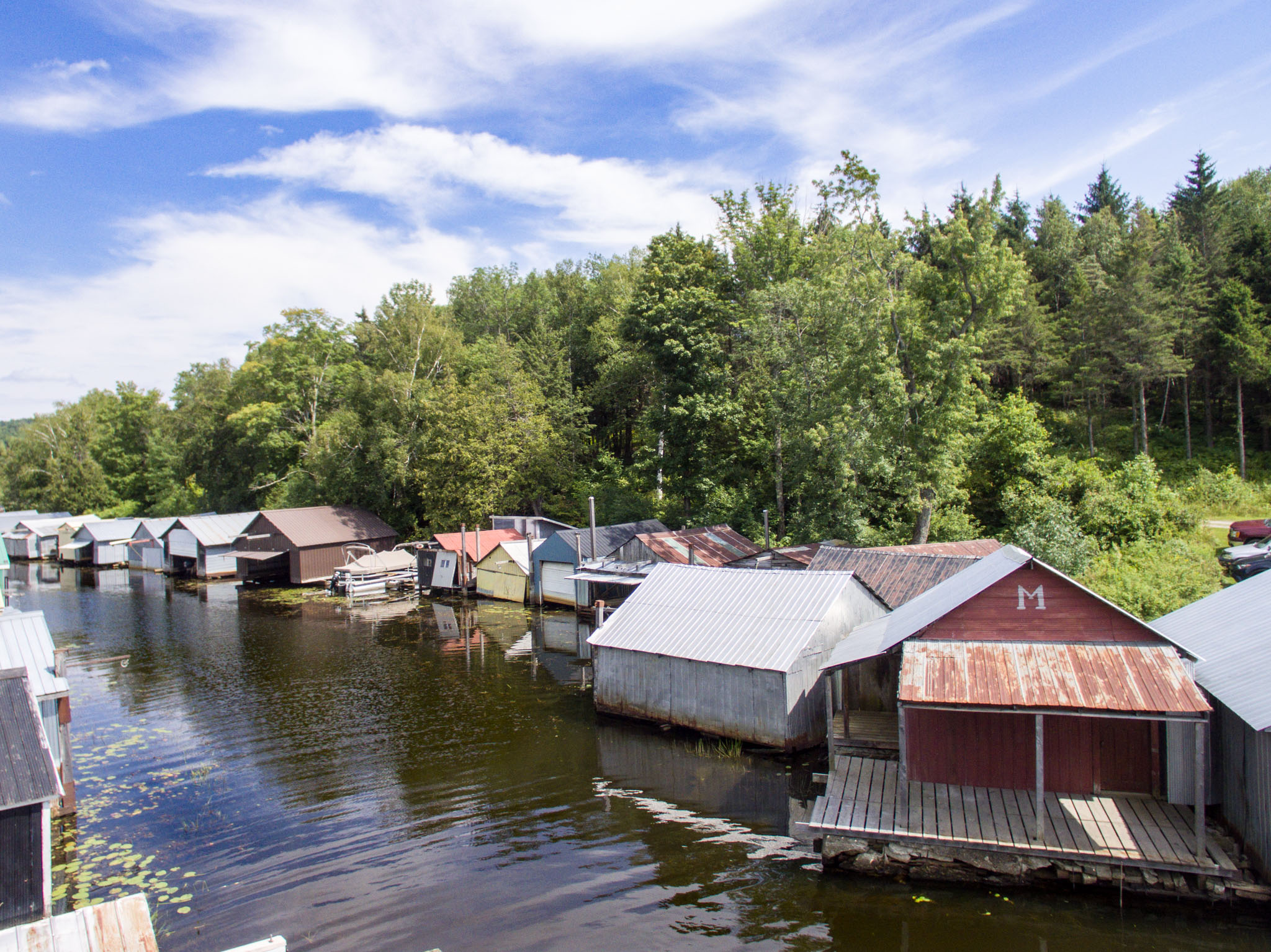 Boathouses now